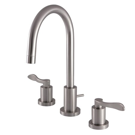 Kingston Brass KS8958DFL Mini-Widespread Bathroom Faucet, Brushed Nickel KS8958DFL